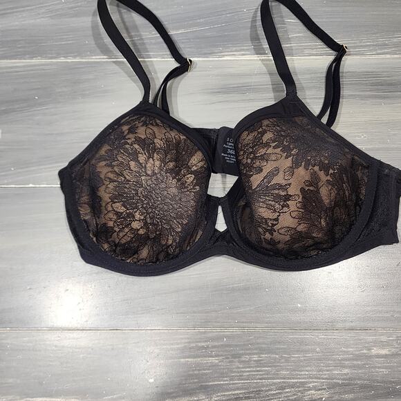 Soma Bra 36D Lightest Lift Perfect Coverage Underwire Black - Picture 4 of 7